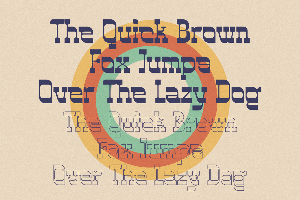 Bloobe _ Display Retro Font, a Serif Font by Penatic Studio (Photo 10 of 10)