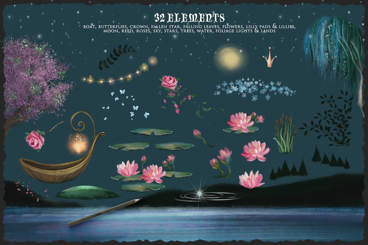 Enchanted Swan Lake, an Animal Illustration by Anna Babich (Photo 6 of 8)