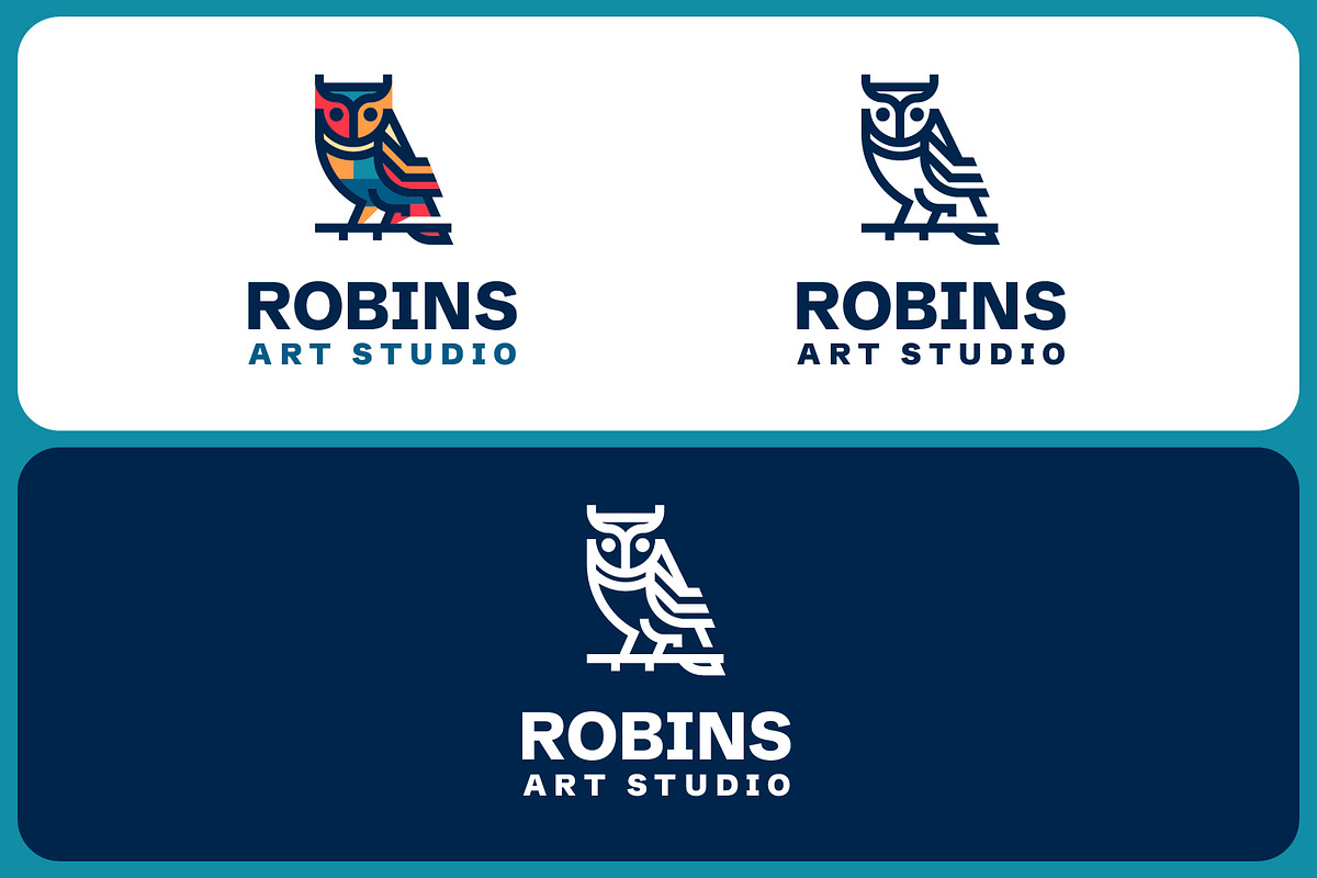 Modern Outline Owl Logo, a Branding & Logo Template by Suhandi (Photo 3 of 4)