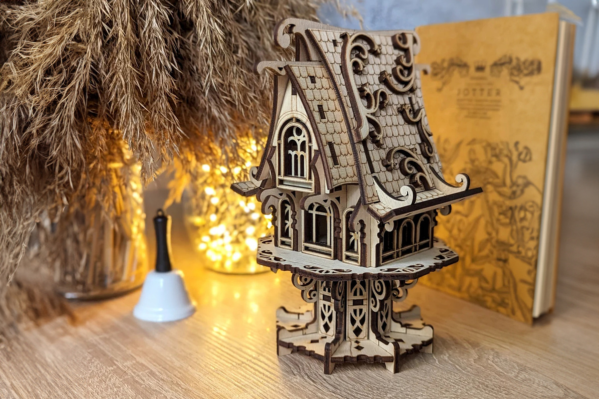 Garden Elf House - Laser Cut Design, an Object Graphic by VectorPainter (Photo 3 of 16)