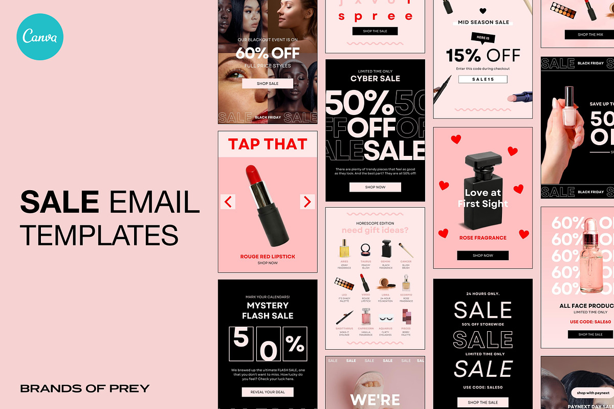 Sale Email Marketing Bundle - Canva, an Email Template by Studio Mayde (Photo 1 of 6)