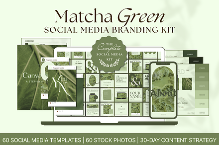 Matcha Green Branding Kit