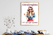 Comic Style Pop Art Girls PNG, a Graphic by CitraGraphics (Thumbnail 2 of 6)