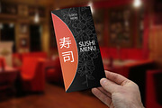 Tri-Fold Sushi Menu Template, a Brochure Template by ItemBridge (Thumbnail 4 of 5)