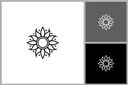 Decorative Floral Sun Ornament, a Branding & Logo Template by quadrazo (Thumbnail 2 of 2)