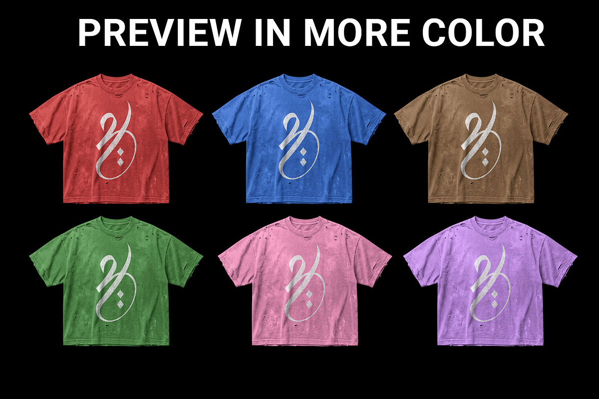 vintage distressed t-shirt mockup, a Shirt Mockup by yalanois (Photo 3 of 5)