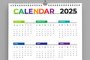 Wall Calendar 2025 Template, a Stationery Template by MightyDesign (Thumbnail 3 of 7)