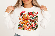 Gingerbread Christmas Cookies PNG, a Seasonal Illustration by Craft Nest (Thumbnail 2 of 6)