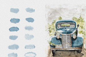 Real Watercolor Photoshop Brushes