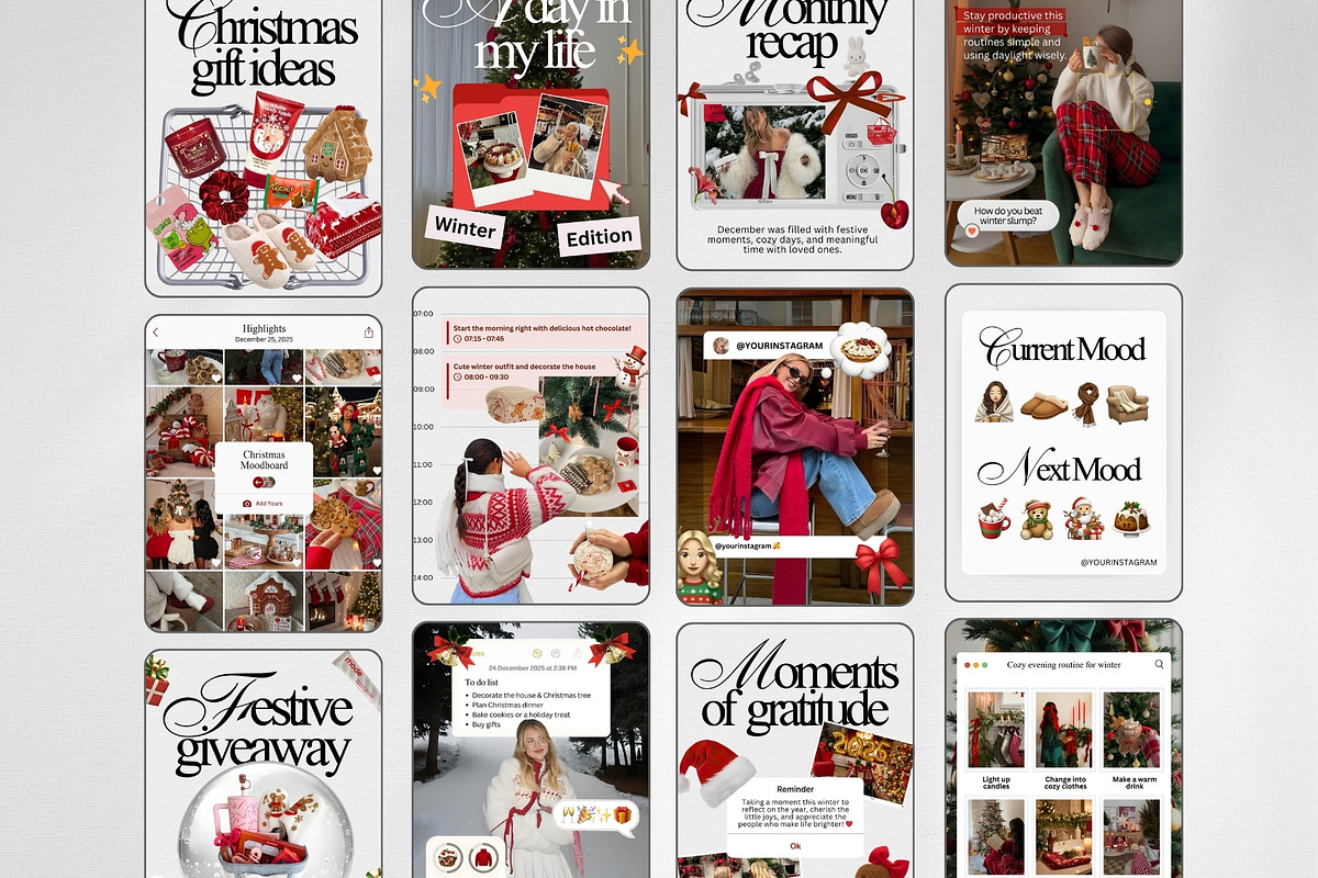 Christmas iOS Core Template, a Social Media Template by ZenSocialDesigns (Photo 2 of 9)