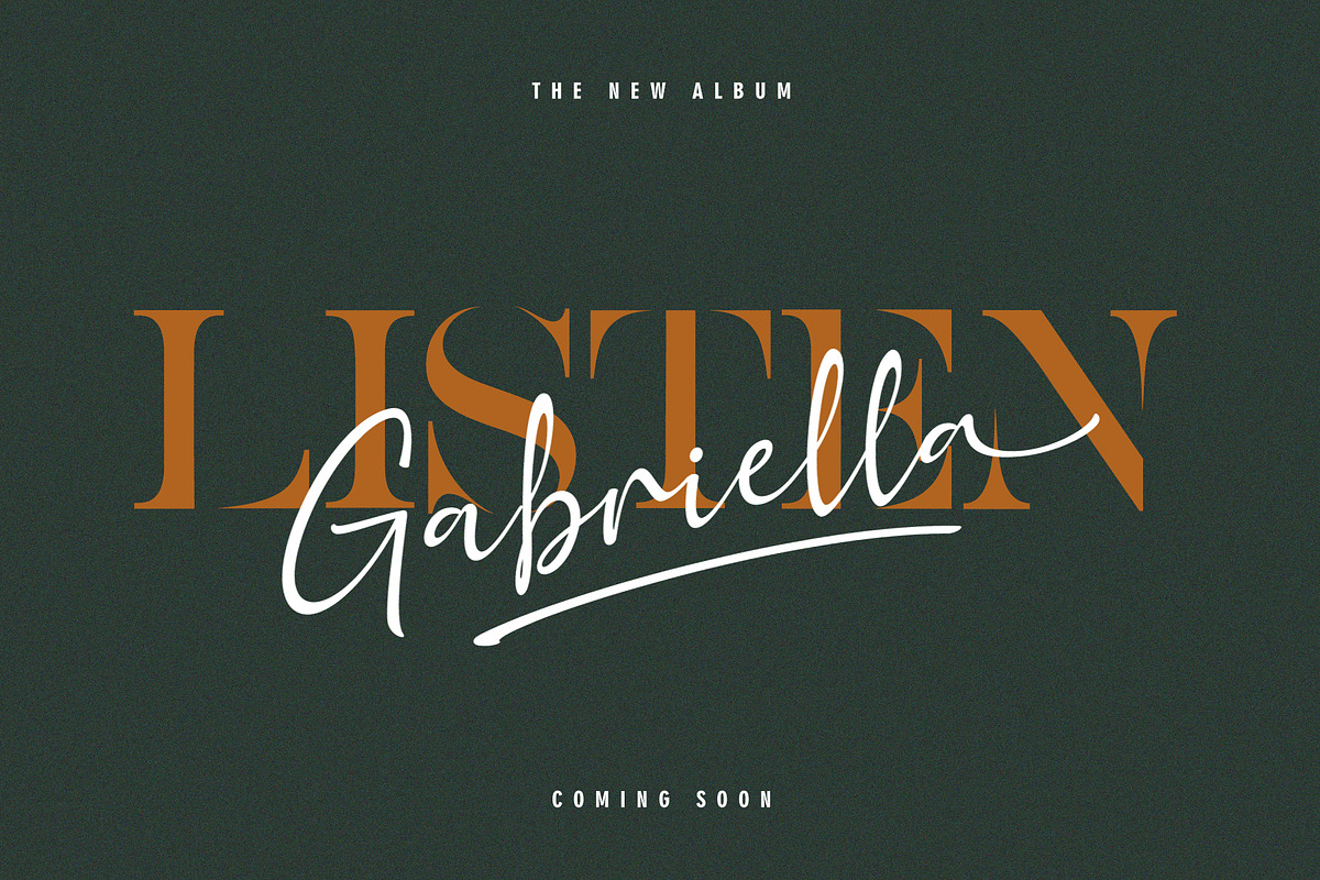 Golden Class // Elegant Font Duo preview 3