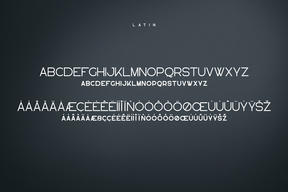 Lotus Eater - sans serif font preview 7
