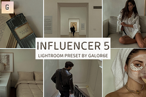 Lightroom Preset INFLUENCER GALOR6E