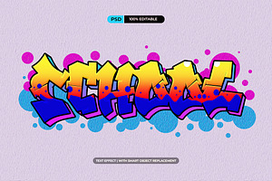 Graffiti PSD Text effect, a Layer Style Add-On by Artlogs x Modaldesain