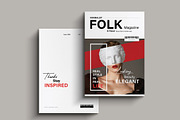 FOLK Modern Magazine Template, a Magazine Template by NorthPeak (Thumbnail 8 of 14)