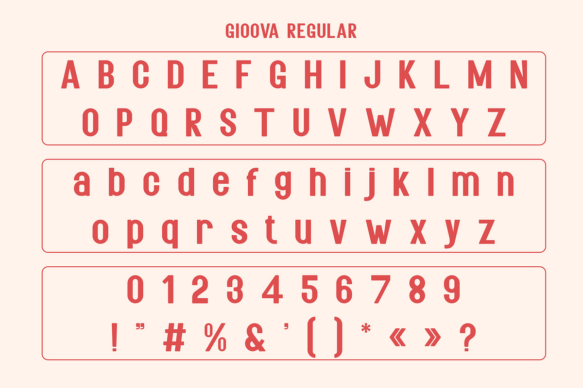 Gioova Sans Serif Font, a Sans Serif Font by Idea Studio (Photo 11 of 13)