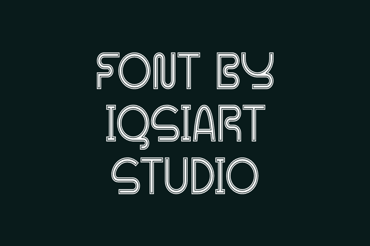 Neon Yiwe - Light Party Font, a Sans Serif Font by Iqsiart Studio (Photo 5 of 8)