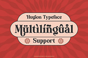 Hugion - Retro Vintage Font, a Font by Flawless And Co (Thumbnail 7 of 10)