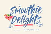 Smoothie Delights, a Handwritten Font by agnyhasyastudio (Thumbnail 1 of 11)