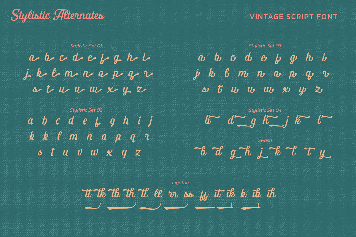 Retrolife, a Script Font by Vintage Division (Photo 10 of 10)