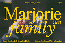 Marjorie Variable Serif + Italics