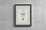 A4 Passe-partout Certificate Mockup, an Advertising Mockup by DesignRushMarket (Thumbnail 12 of 13)