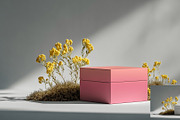 Natural Perfume Box Mockup, a Packaging Mockup by Vika_Softlife (Thumbnail 3 of 8)