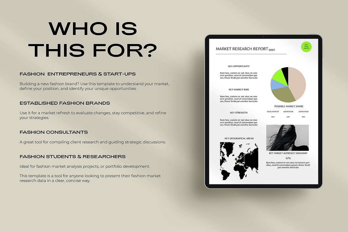 Fashion Market Research Template preview 6