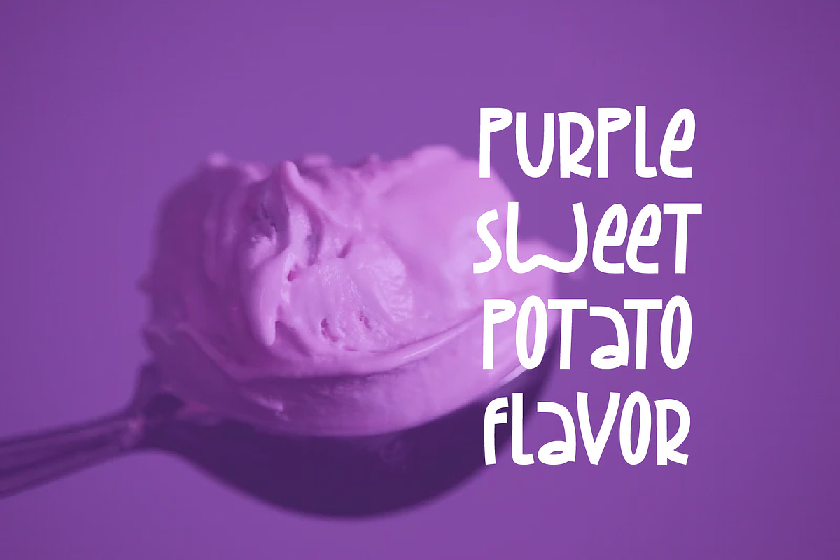 Nice Flavor - Fun Display Font preview 4