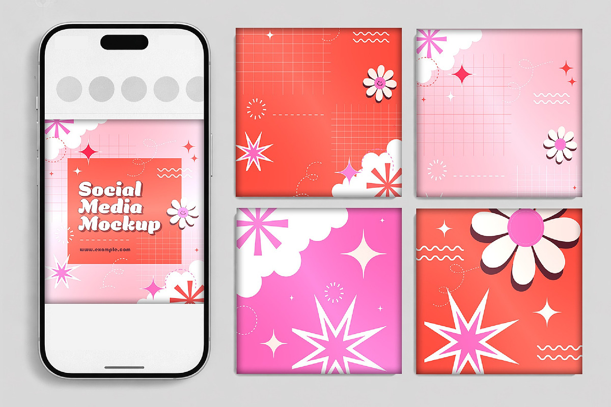 Instagram Social Media Post Mockup, a Social Media Template by studiogstock (Photo 1 of 2)