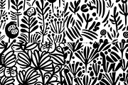 20 Seamless B/W Matisse-inspired Set, a Pattern Graphic by Nordic Design (Thumbnail 7 of 9)