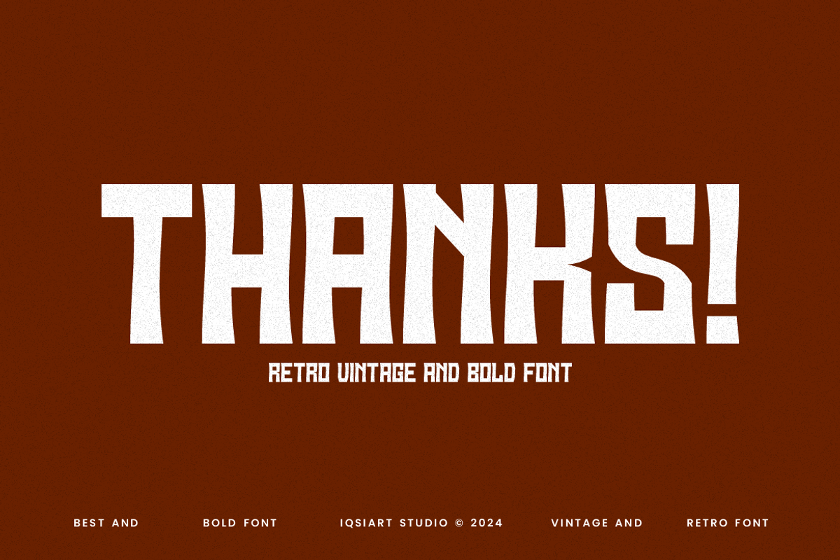 Sajocaz - Retro Font, a Sans Serif Font by Iqsiart Studio (Photo 3 of 6)