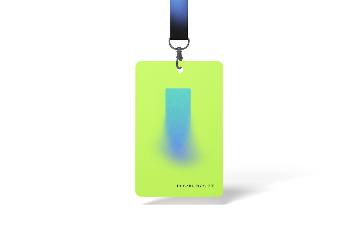 Id Card Lanyard Mockup, an Advertising Mockup by DSNA Mockup (Photo 5 of 5)