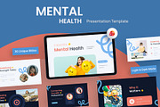 Mental Health PowerPoint Template, a Presentation Template by New Coral Design (Thumbnail 1 of 6)