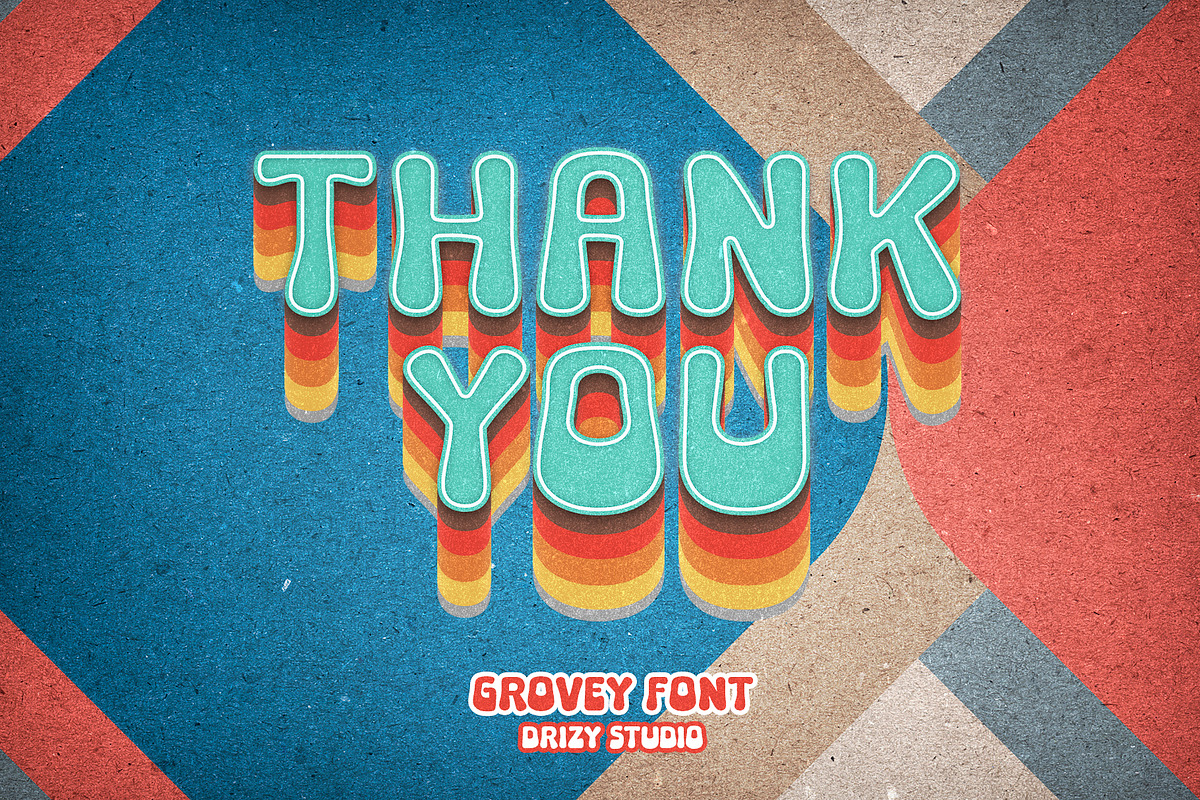 Grovey, a Font by Drizy (Photo 10 of 10)