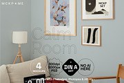 Calm Room: Mix Ratio frame mockups, a Merchandise Mockup by MCKP*ME (Thumbnail 1 of 8)
