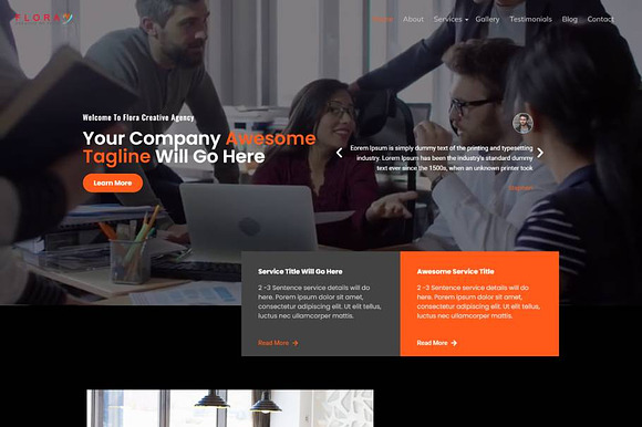 Flora - Creative WordPress Theme preview 7