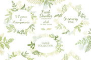 Leaves Branches & Herbs Fresh Doodle, a Decorative Illustration by antuanetto (Thumbnail 5 of 11)