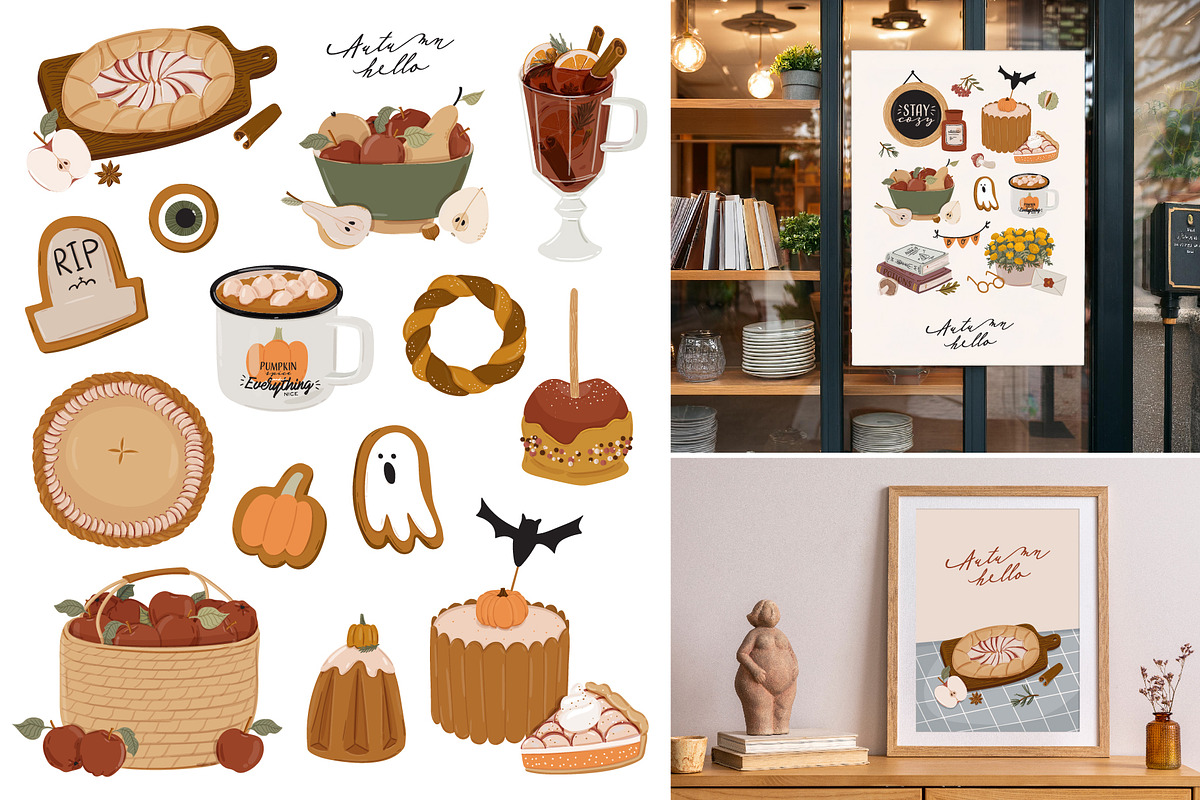 Botany & Halloween mystery BUNDLE, a Decorative Illustration by Ruslana Lubenets (Photo 9 of 47)