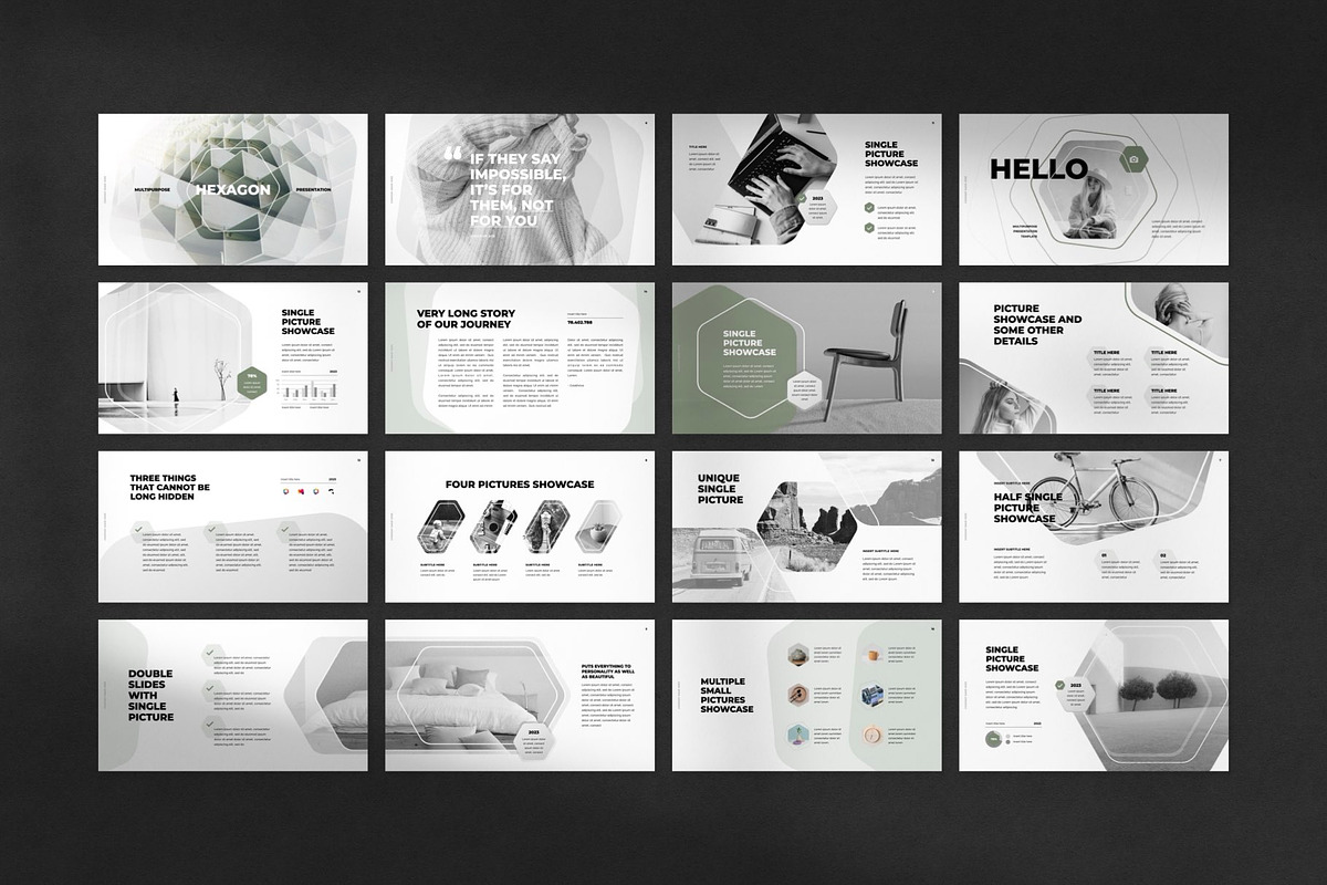 Hexagon Animated Presentation, a Presentation Template by Creathrive Design (Photo 6 of 12)