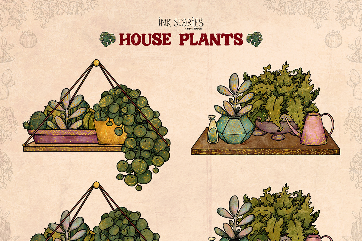 House Plants, an Object Illustration by Ink Stories (Photo 16 of 23)