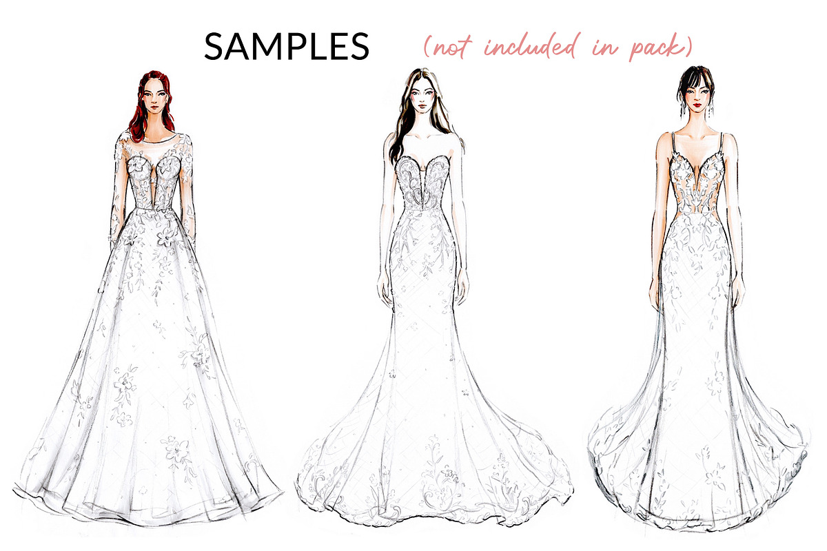Straight Poses Expanded Pack Female, a Person Illustration by Art by Lin (Photo 7 of 8)