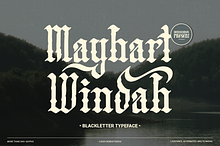 Mayhart Windah Blackletter Typeface
