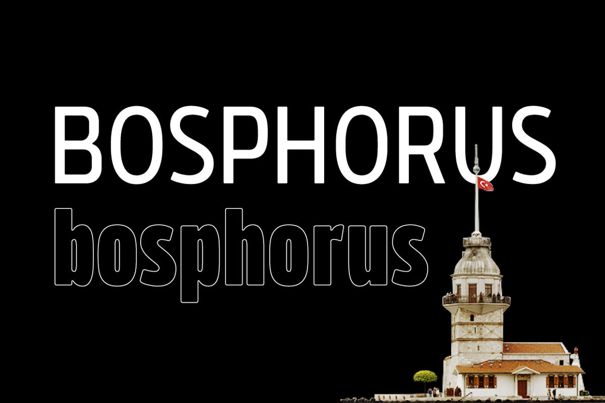 Bosphorus - 30% SAVE, a Sans Serif Font by BULENT YUKSEL (Photo 2 of 12)