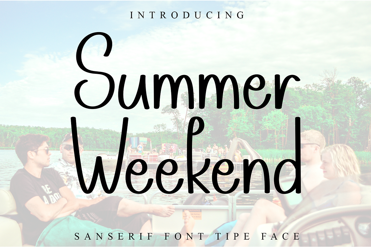 Summer Weekend, a Handwritten Font by FreshTypeINK (Photo 1 of 7)