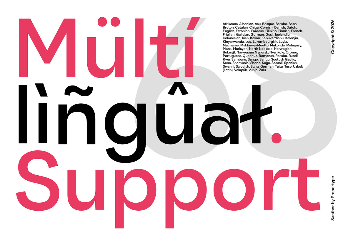 Santhor, a Sans Serif Font by Propertype (Photo 8 of 16)