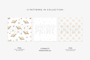 Seamless patterns in sea style, a Pattern Graphic by vatrushkaprint_store (Thumbnail 2 of 5)