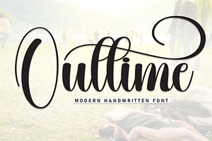 Outtime Script Font