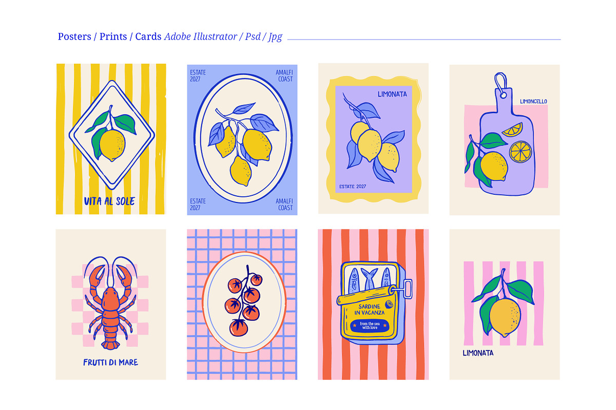 la Terrazza Italiana, hand drawn art, an Object Graphic by Marish (Photo 3 of 10)