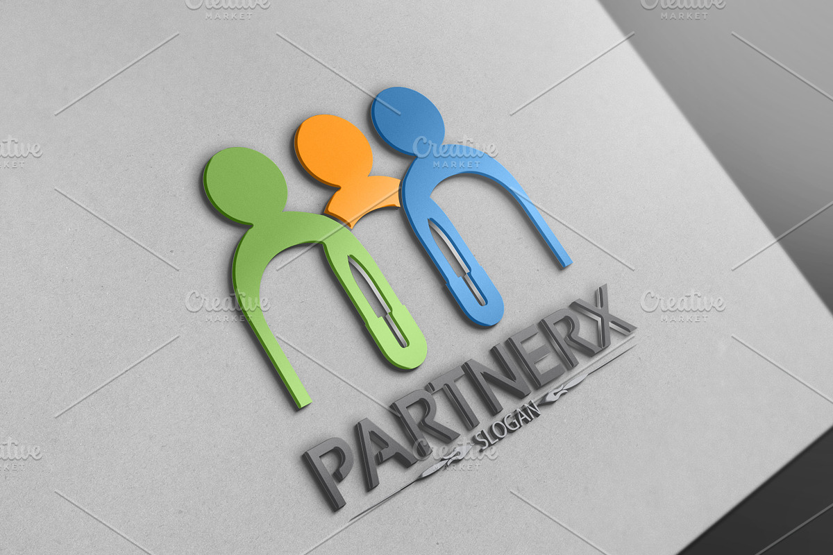 Partner Social Logo, a Branding & Logo Template by Josuf Media